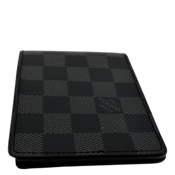 LOUIS VUITTON Damier Graphite Canvas Multiple Wallet Black