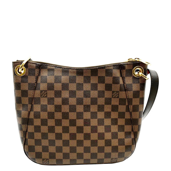 LOUIS VUITTON South Bank Besace Damier Ebene Crossbody Bag Brown