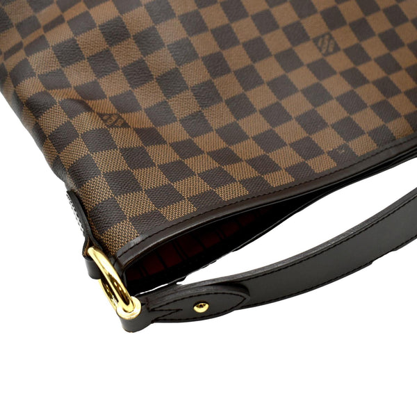 LOUIS VUITTON Delightful Damier Ebene Hobo Bag Brown