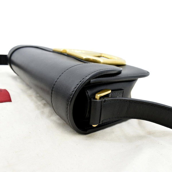 VALENTINO Garavani Supervee Leather Crossbody Bag Black