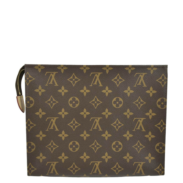 LOUIS VUITTON Toiletry 26 Monogram Canvas Cosmetic Pouch Brown