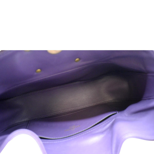 VALENTINO Stud Sign VLOGO Leather Shoulder Bag Wisteria