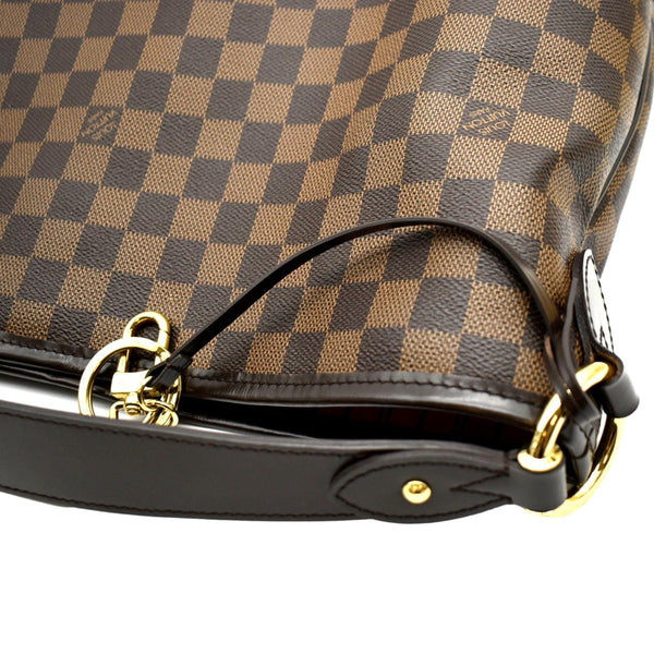 LOUIS VUITTON Delightful Damier Ebene Hobo Bag Brown