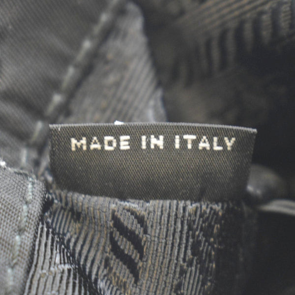 PRADA Double Pocket Mini Nylon Backpack Shoulder Bag Black