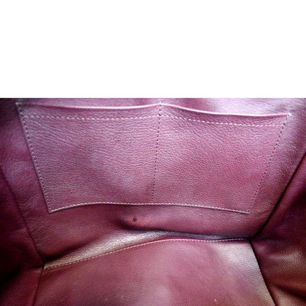 LOUIS VUITTON Majestueux Monogram Canvas Exotic Tote Bag Brown