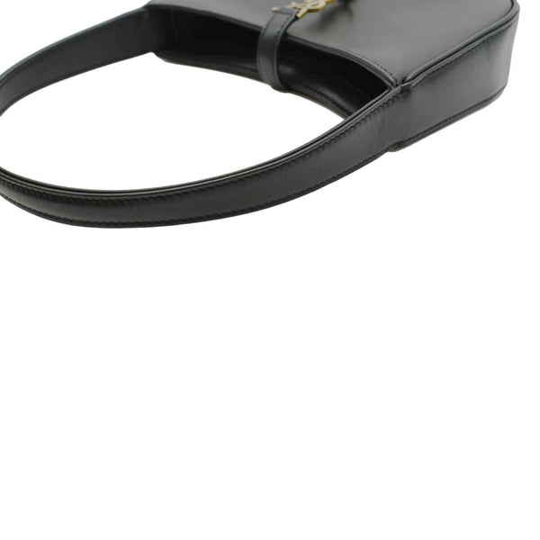 YVES SAINT LAURENT Le 5 A 7 Mini Leather Satchel Bag Black