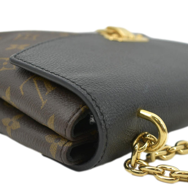 LOUIS VUITTON Saint Placide Monogram Canvas Crossbody Bag Black
