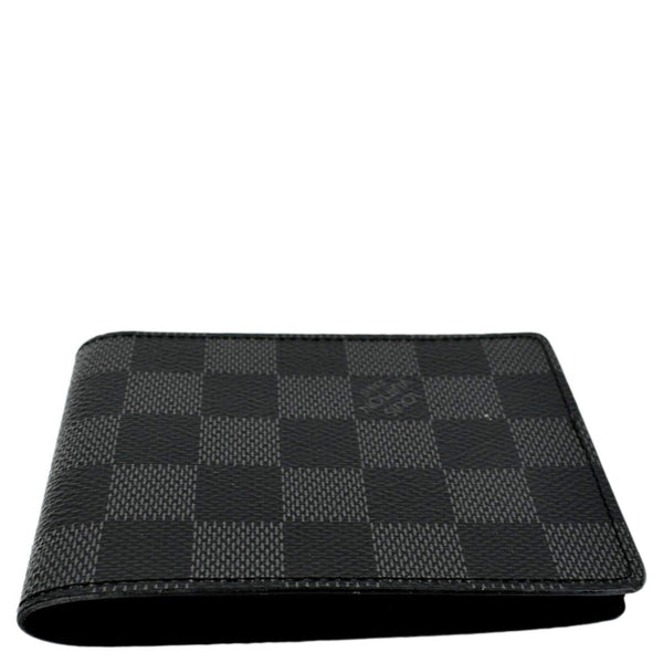 LOUIS VUITTON Damier Graphite Canvas Multiple Wallet Black