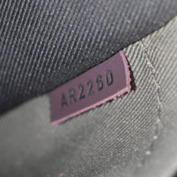 LOUIS VUITTON Avenue Sling Patchwork Monogram Eclipse Crossbody Bag Grey