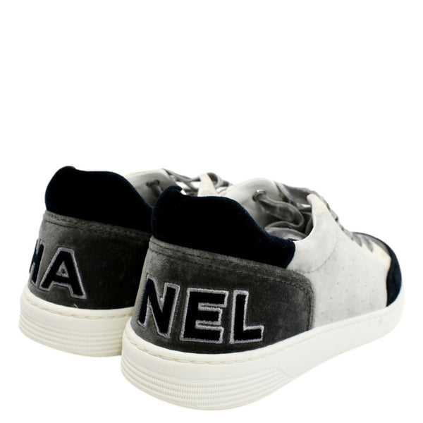 CHANEL Velvet Multicolor Sneakers Size 39