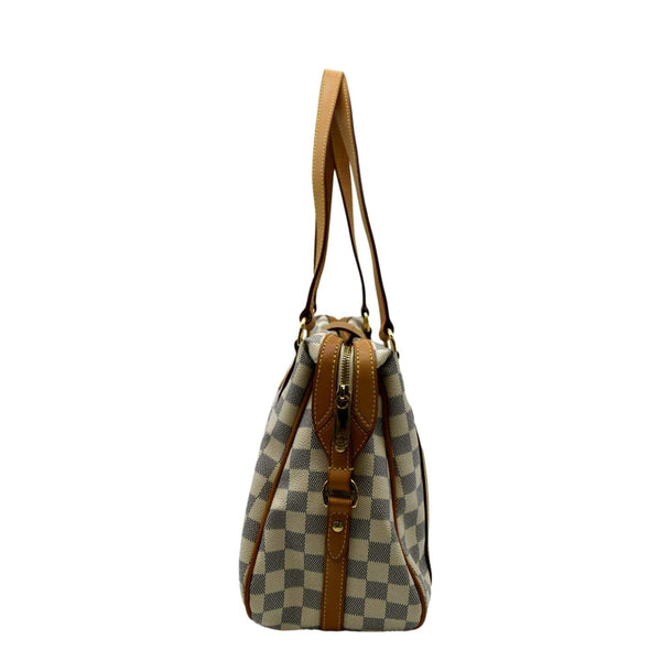 LOUIS VUITTON Stresa PM Damier Azur Shoulder Bag White