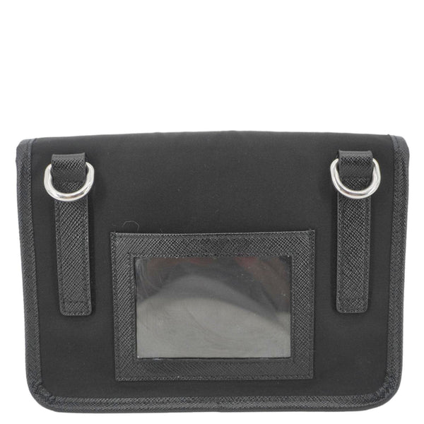 PRADA Re-Nylon Saffiano Smartphone Case Shoulder Bag Black
