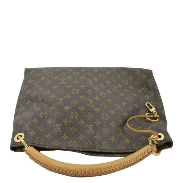 LOUIS VUITTON Artsy MM Monogram Canvas Hobo Bag Brown
