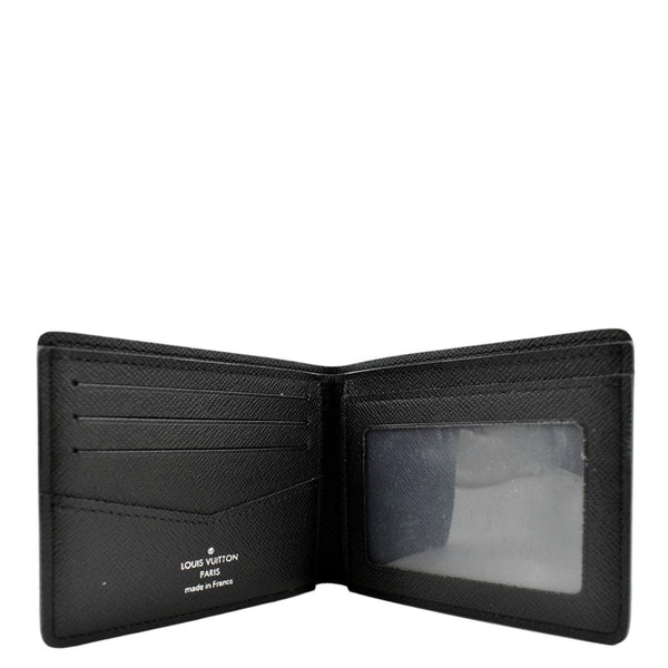 LOUIS VUITTON Damier Graphite Canvas Multiple Wallet Black