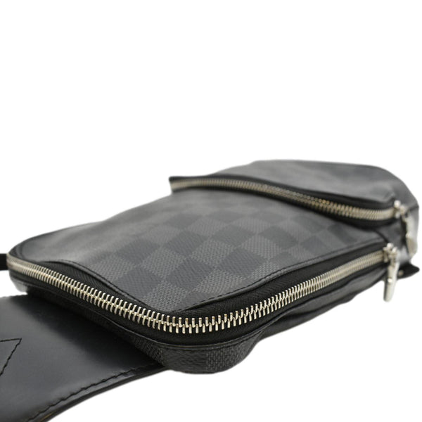 LOUIS VUITTON Avenue Sling Damier Graphite Backpack Grey