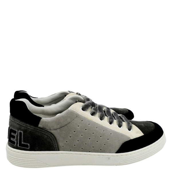 CHANEL Velvet Multicolor Sneakers Size 39