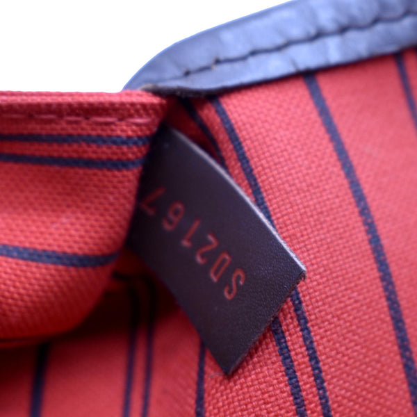 LOUIS VUITTON Neverfull GM Damier Ebene Tote Shoulder Bag Brown