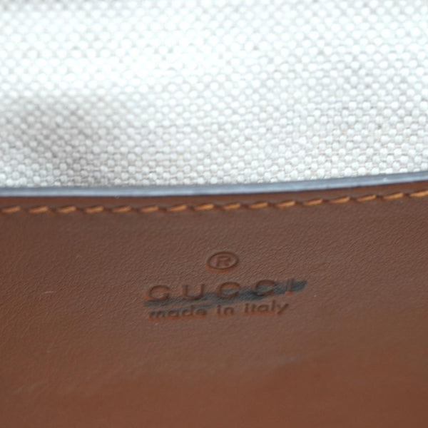 GUCCI Double G Small Matelasse Leather Shoulder Bag Brown 702200