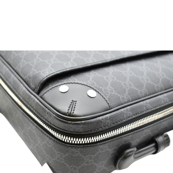 Gucci GG Briefcase Supreme Canvas Backpack Bag -Bottom Left