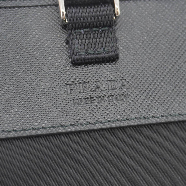 PRADA Re-Nylon Saffiano Smartphone Case Shoulder Bag Black