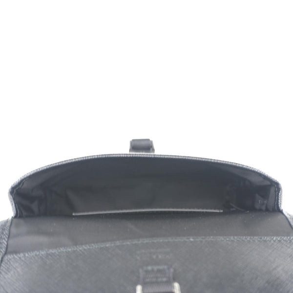 PRADA Re-Nylon Saffiano Smartphone Case Shoulder Bag Black