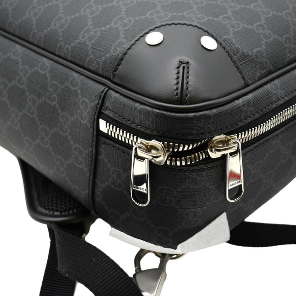 Gucci GG Briefcase Supreme Canvas Backpack Bag - Bottom Right