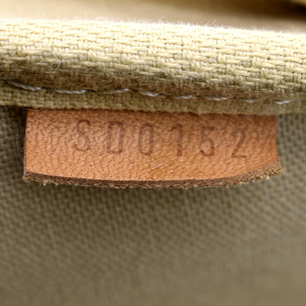 LOUIS VUITTON Pochette Eva Damier Azur Crossbody Clutch Bag White