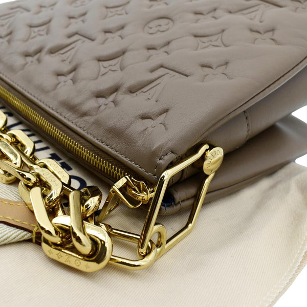 Louis Vuitton Coussin MM Monogram Embossed Shoulder Bag - Top Left