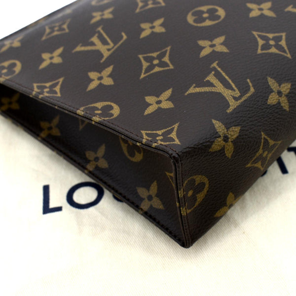LOUIS VUITTON Toiletry 26 Monogram Canvas Cosmetic Pouch Brown