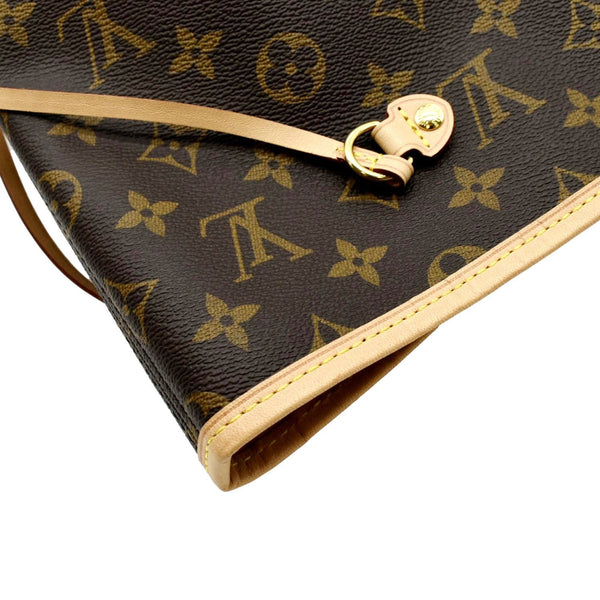 LOUIS VUITTON Neverfull GM Monogram Canvas Tote Bag Brown