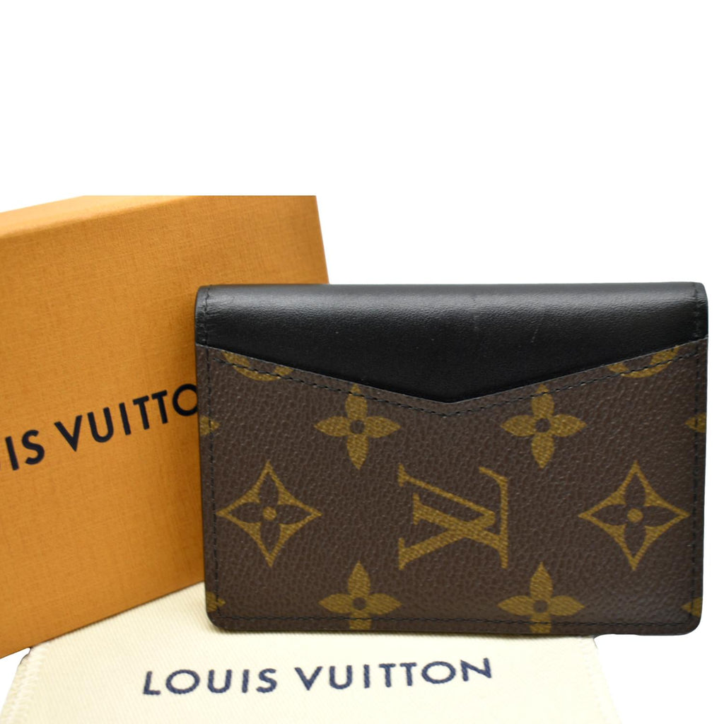 Pocket organizer leather small bag Louis Vuitton Black in Leather - 36820947