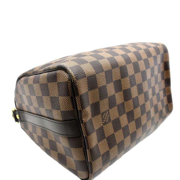 LOUIS VUITTON Speedy 25 Bandouliere Damier Ebene Shoulder Bag Brown