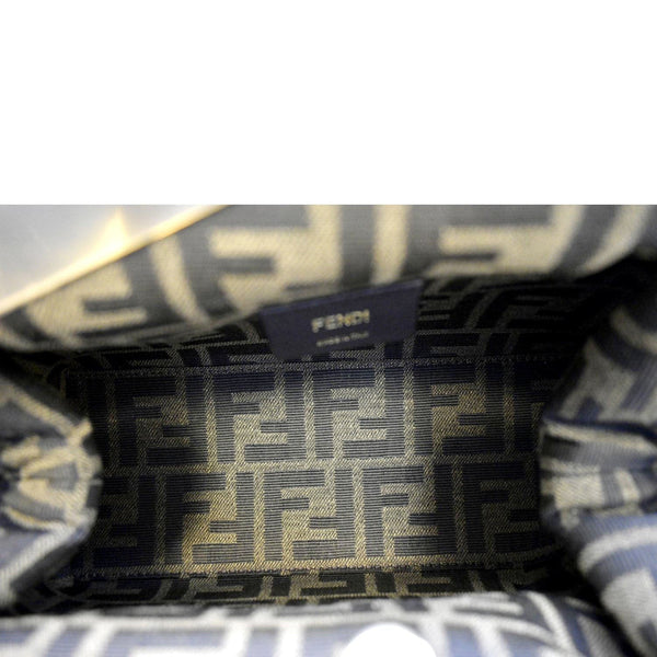 Inside of Bottom view of FENDI Shoulder Bag Black