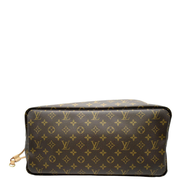 LOUIS VUITTON Neverfull GM Monogram Canvas Tote Bag Brown
