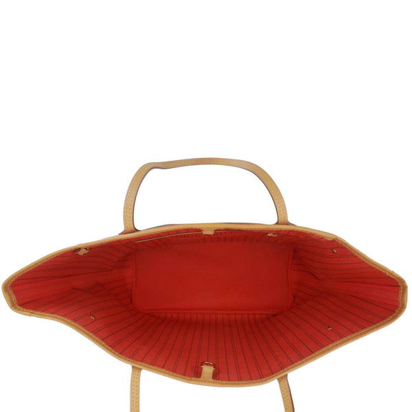 LOUIS VUITTON Neverfull MM Grenade Ramages Monogram Canvas Tote Bag Brown