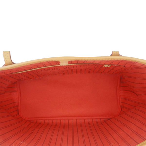 LOUIS VUITTON Neverfull MM Grenade Ramages Monogram Canvas Tote Bag Brown