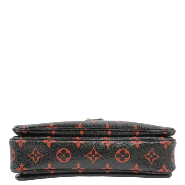 LOUIS VUITTON Metis Pochette Monogram Infrarouge Crossbody Bag Glossy Red