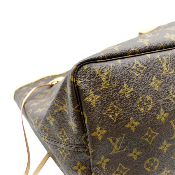 LOUIS VUITTON Neverfull GM Monogram Canvas Tote Bag Brown