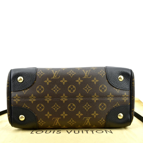 LOUIS VUITTON Retiro Monogram Canvas Shoulder Bag Brown