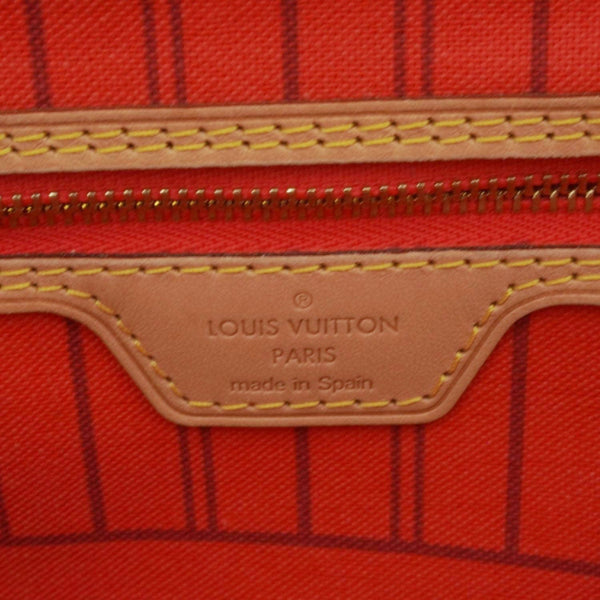 LOUIS VUITTON Neverfull MM Grenade Ramages Monogram Canvas Tote Bag Brown