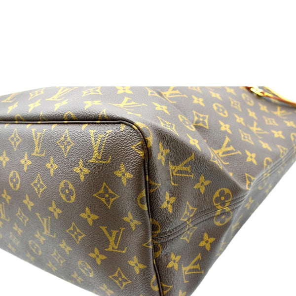 LOUIS VUITTON Neverfull GM Monogram Canvas Tote Bag Brown