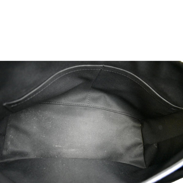 LOUIS VUITTON Blanche MM Empreinte Leather Shoulder Bag Black