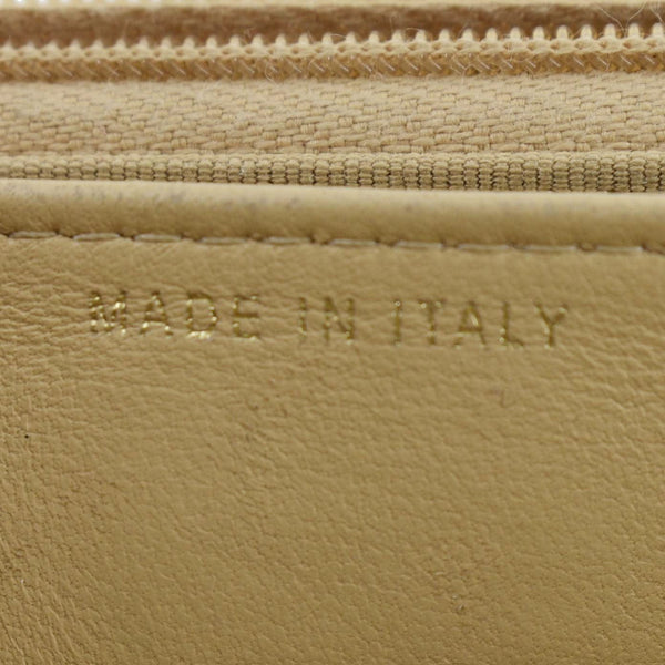 CHANEL WOC Quilted Leather Wallet On Chain Crossbody Bag Bicolor