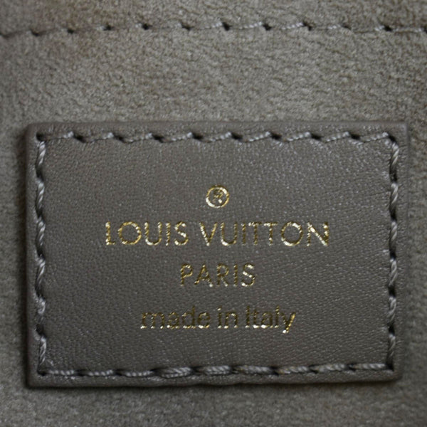 LOUIS VUITTON New Wave Chain MM Calfskin Leather Shoulder Bag Taupe