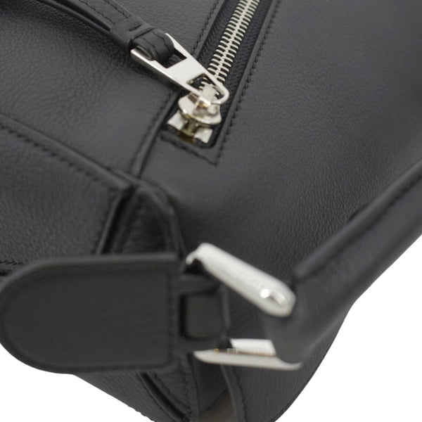 LOEWE Puzzle Small Leather Shoulder Bag Black