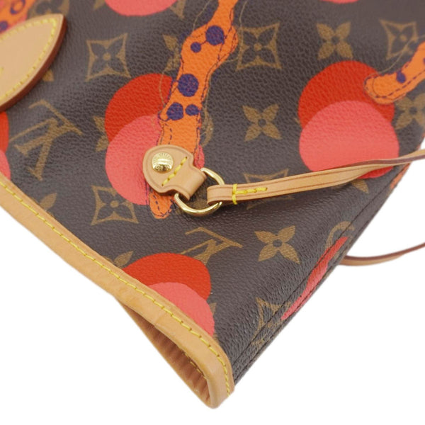 LOUIS VUITTON Neverfull MM Grenade Ramages Monogram Canvas Tote Bag Brown