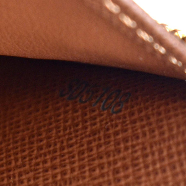 LOUIS VUITTON Zip Around Monogram Canvas Wallet Brown