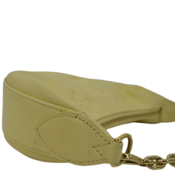 LOUIS VUITTON Over The Moon Bubblegram Calf Leather Crossbody Bag Banana Yellow