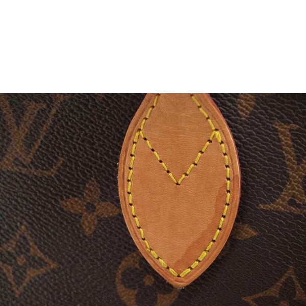 Louis Vuitton Neverfull MM Bag - Handle Tab with Monogram Canvas Detail
