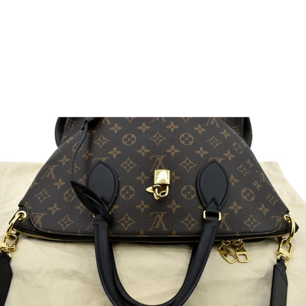 Louis Vuitton Flower Zipped MM Monogram Canvas Tote Bag